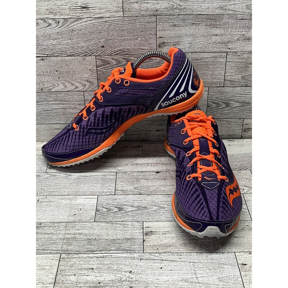 SAUCONY‎ Kilkenny XC 5 Track Purple Orange 19004-2 Women Size 9